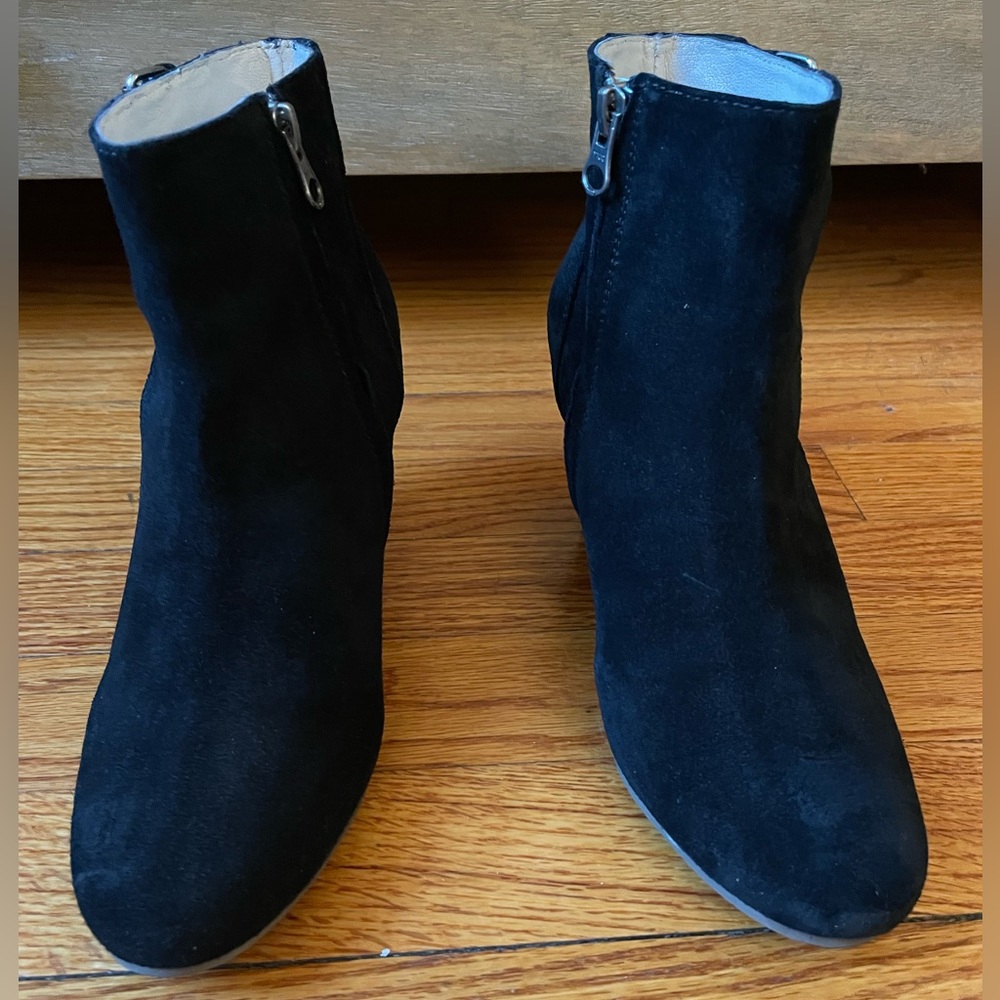 Boden Suede Wedge Ankle Boots